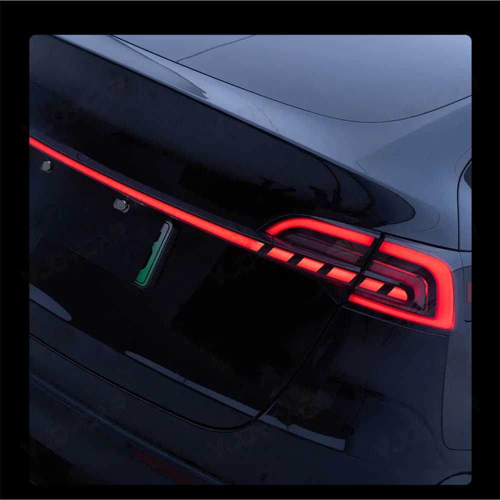 2026 Latest ModelCar Light LED Tail Lamp Rear Turn Signal Brake Lights With Full Width Tail Lights For Tesla Model 3 Y