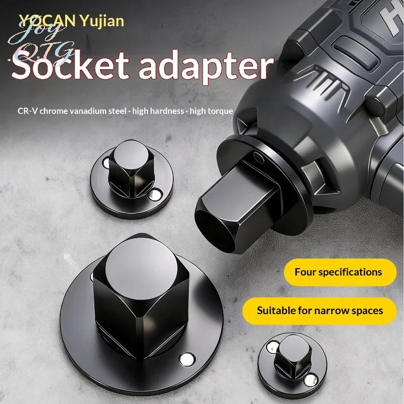 Low-Profile Impact Socket Adapter Set 3/4 To 1,1/2 To 3/4,3/8 To 1/2,1/4 To 3/8 Drive Ratchet Adapter 4 Pcs Socket Adapter Set