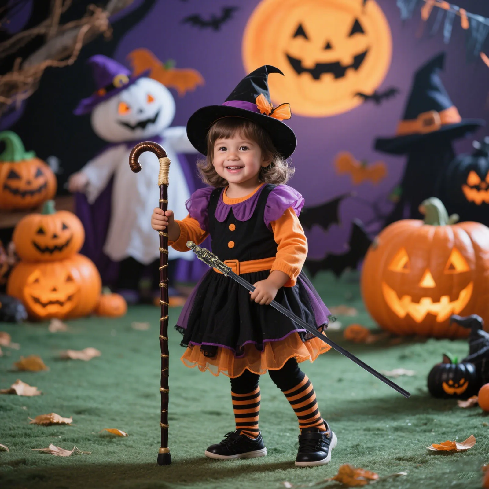 ไม้เท้าฟาโรห์สำหรับฮาโลวีน ทำจากพลาสติก ใช้เป็นอุปกรณ์ประกอบชุดแฟนซี งานปาร์ตี้ลึกลับ ของตกแต่งสำหรับผู้ใหญ่