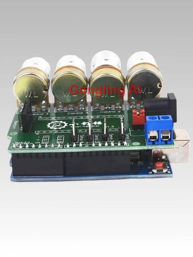 4 Channels Knob Servo Controller Sheild Board Potentiometer MG996R SG90 Mechanical Hand DIY Kit For Arduino Programmable Robot