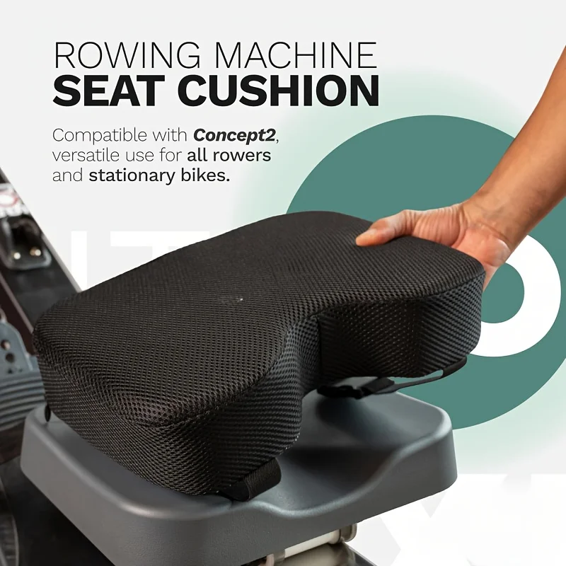 وسادة مقعد آلة التجديف لآلة التجديف Concept 2 - Concept 2 Rower، دراجة ثابتة مستلقة، وسادة مقعد WatterRower
