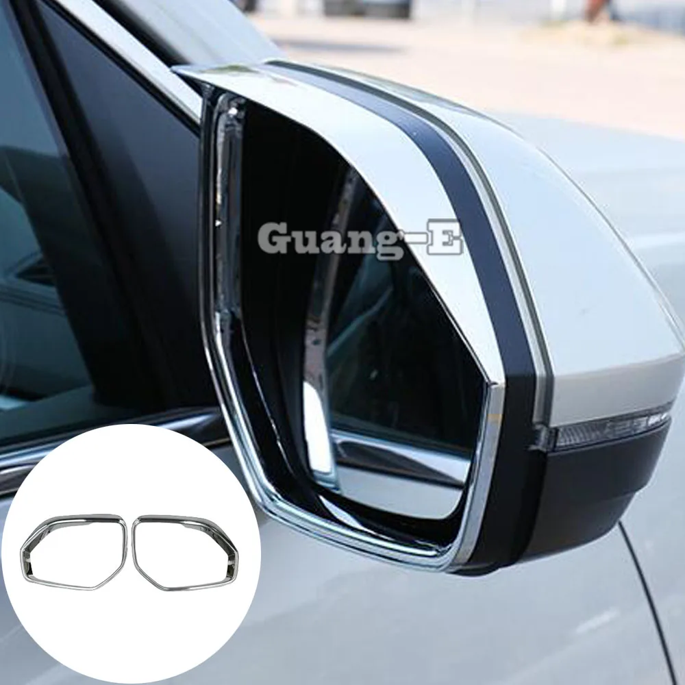 

Car Parts Rear View Glass Mirror Frame Rain Shield Sun Visor Cover Eyebrow For VW Volkswagen Teramont Atlas 2017 2018 2019 2020
