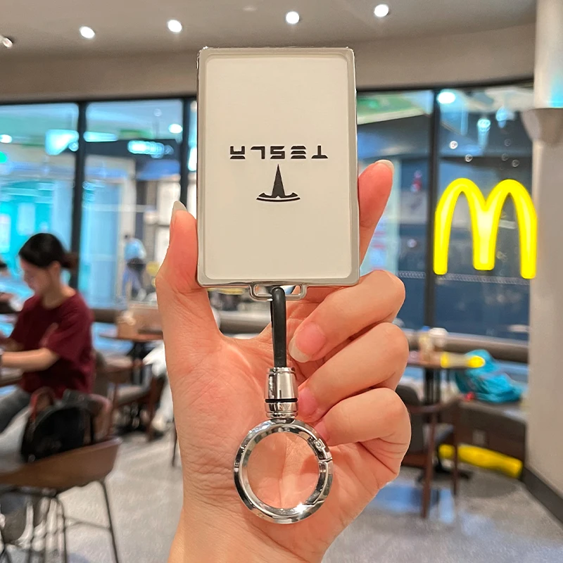 

Thin TPU Car Smart NFC Card Key Case Protector Shell Fob Suit For Tesla Model 3 Model S Model X Model Y Car Keychain Accessories