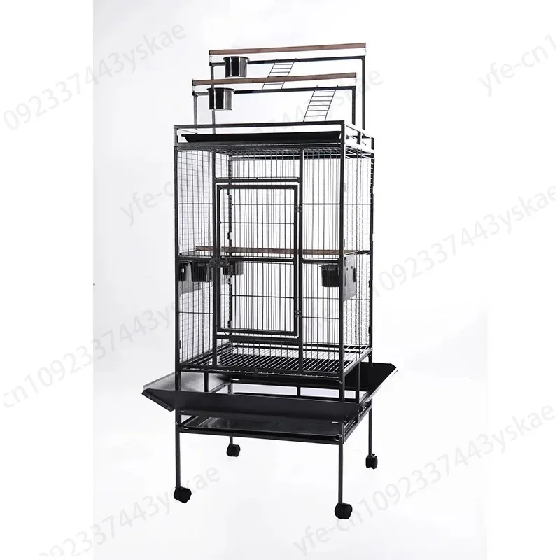 Factory Wholesale Amazoo Hot Selling Large 173cm Height Size Pet Canary Owl Parrot Luxury House Metal Cages for Birds