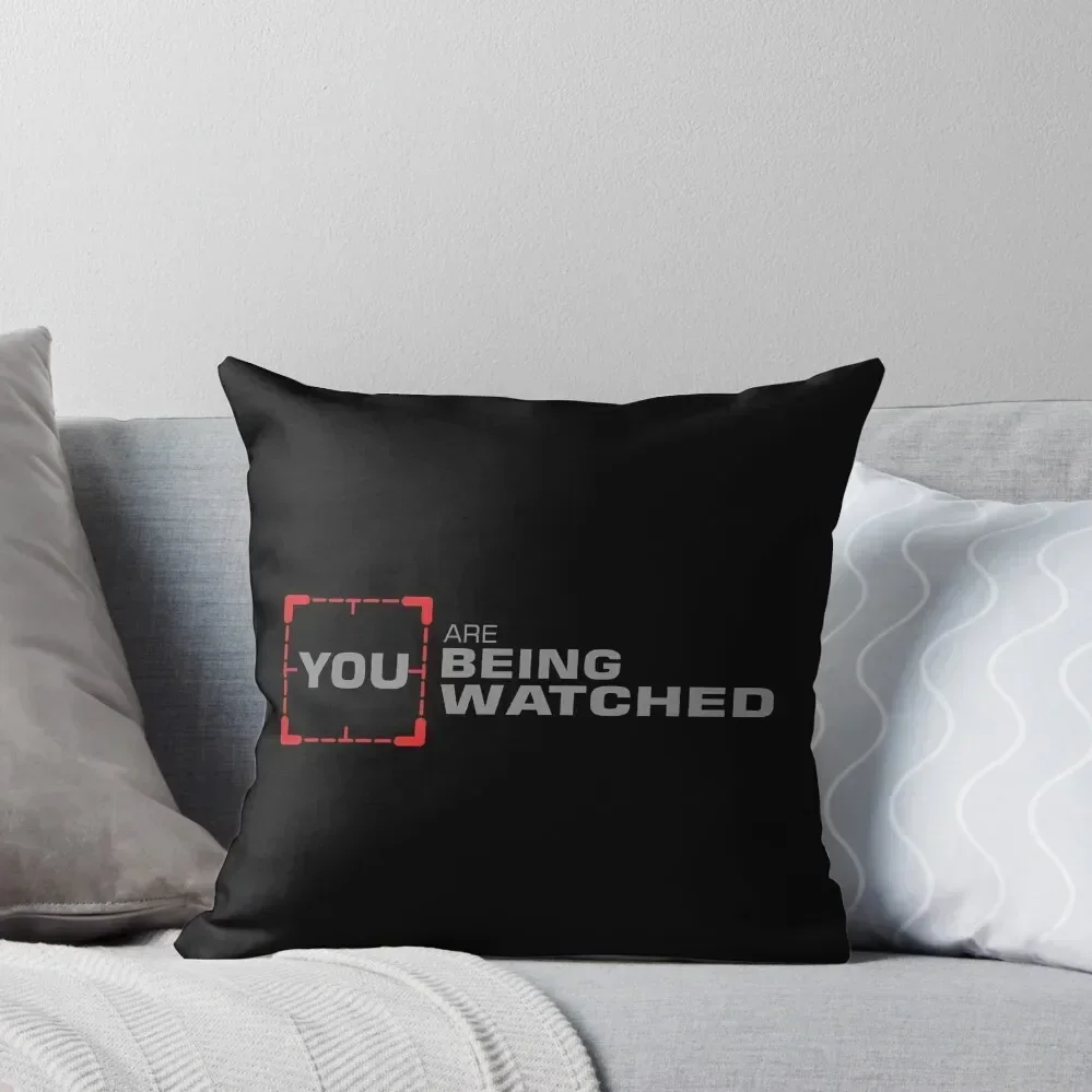 

Person of Interest - You Are Being Watched Throw Pillow Room decorating items Christmas Covers Marble Cushion Cover pillow