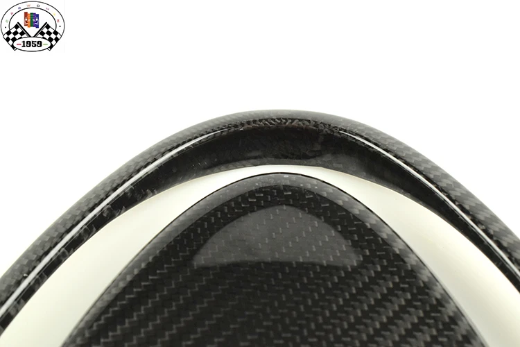 MINI Cooper Accessories Dashboard Emblem Carbon Fiber For Mini Cooper F54 F55 F56 (2pcs\set)