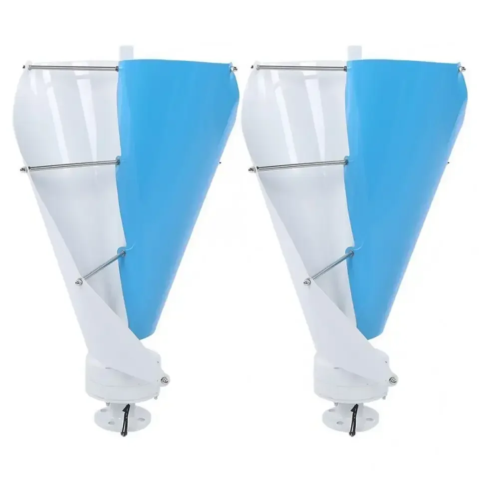 Vertical Small 10 kw 3000w 10000 Watt Wind Turbines Solar Power Generator System with 500w 5kw 30kw 50kw for Home - view 2
