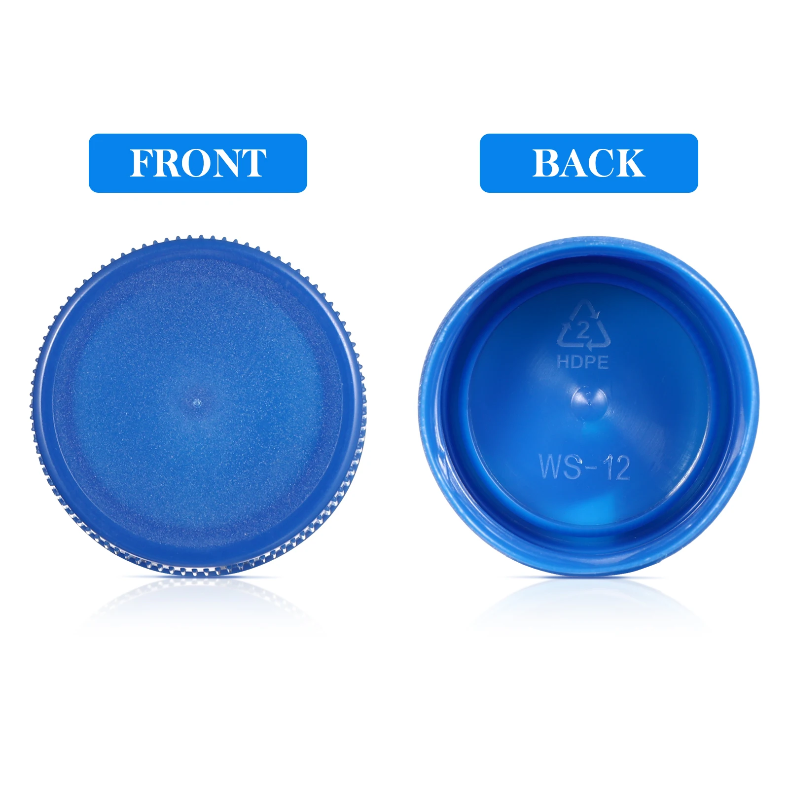 

100 Pcs Plastic Bottle Cap Bottles Lids Caps Glass White Water Toppers Travel Replacement DIY