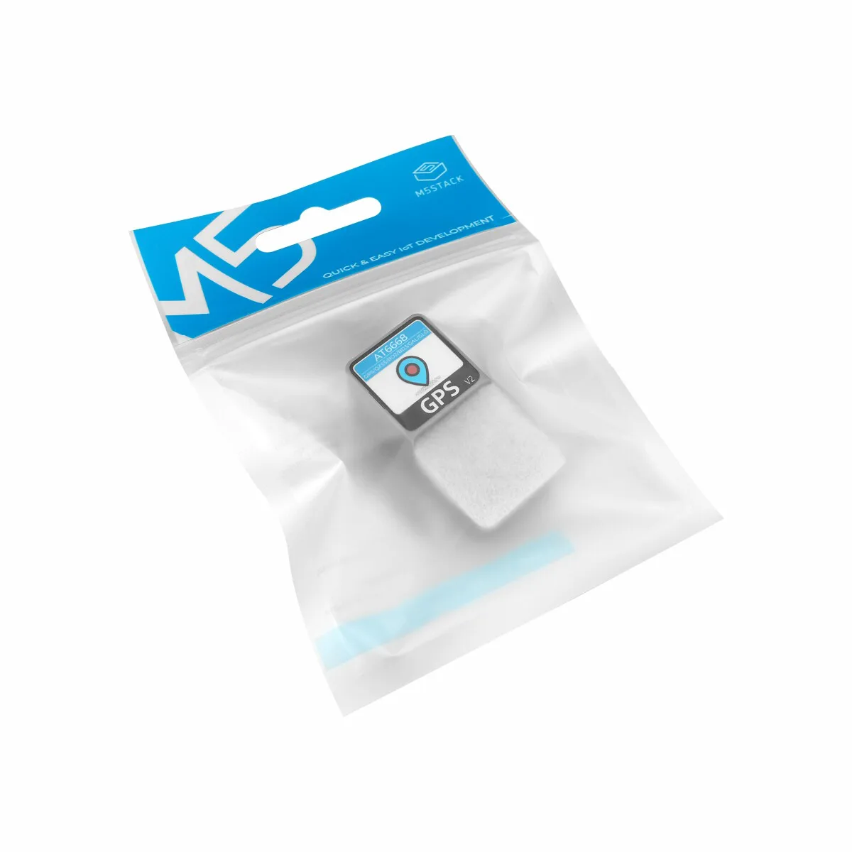 M5Stack Official Atomic GPS Base V2.0 AT6668 for Atom Host GPS Positioning Base Officially Certified