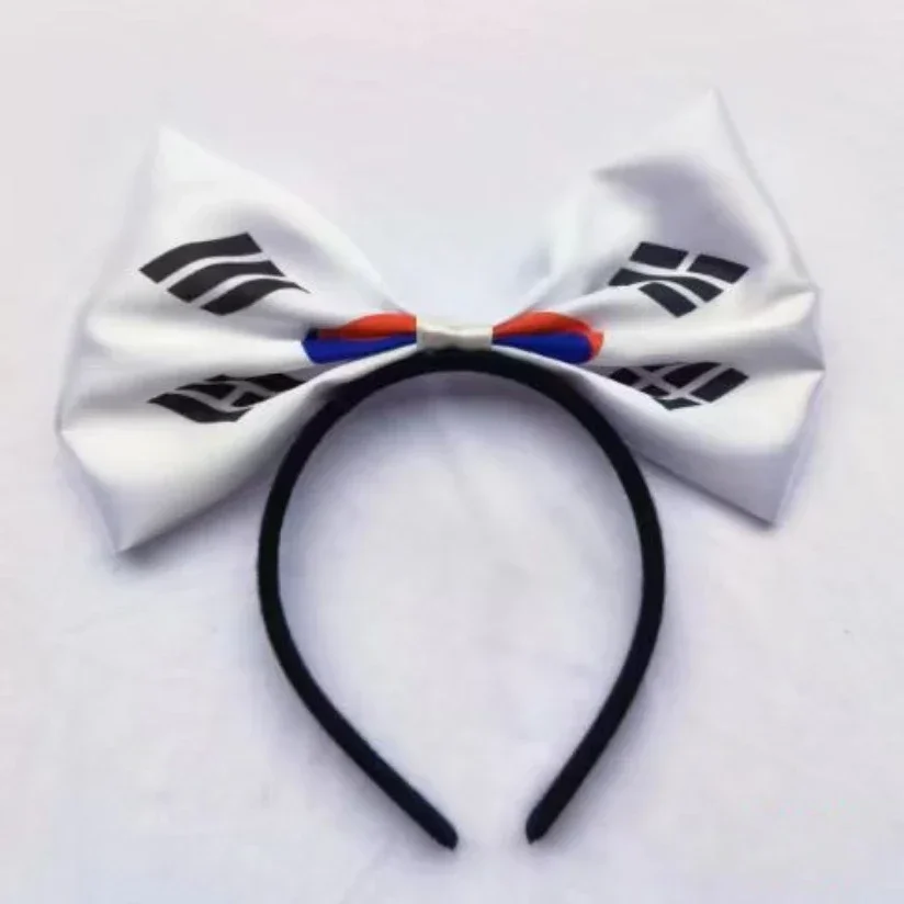 1pcs Flag Pattern Bow Headband Netherlands, Australia, South Korea, France, United States, United Kingdom, Canada, Italy