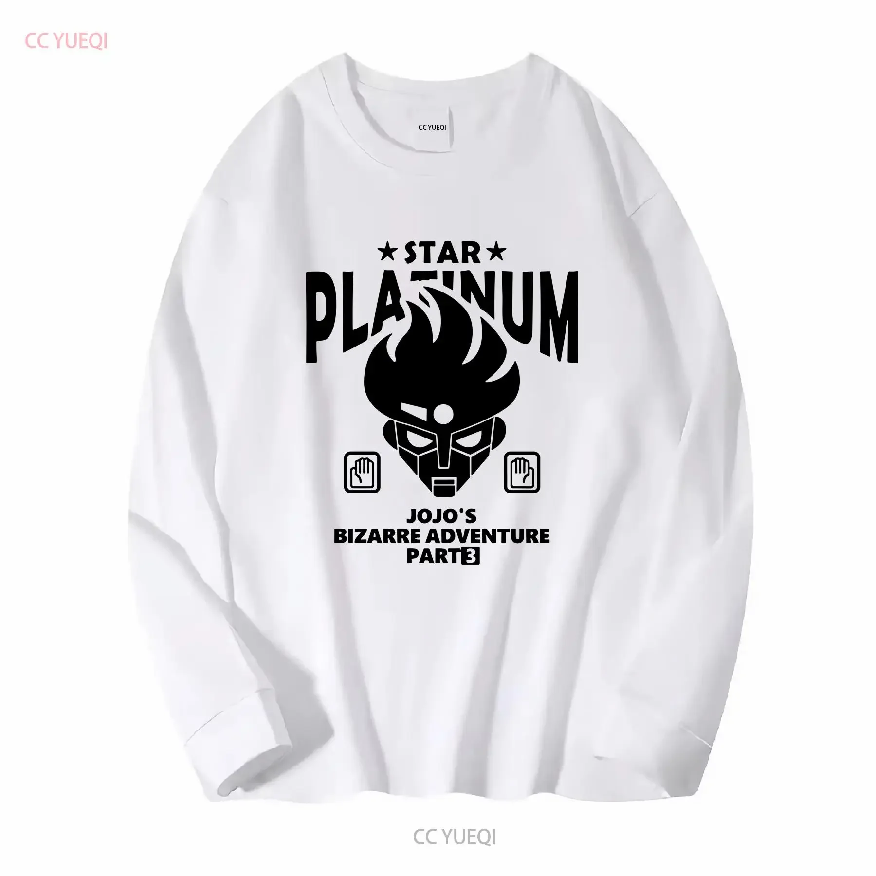 JOJO Jotaro Star Platinum T shirt d Summer Top S 3XL long or short sleeves vintage Washed Stretched Top For Everyday Wear