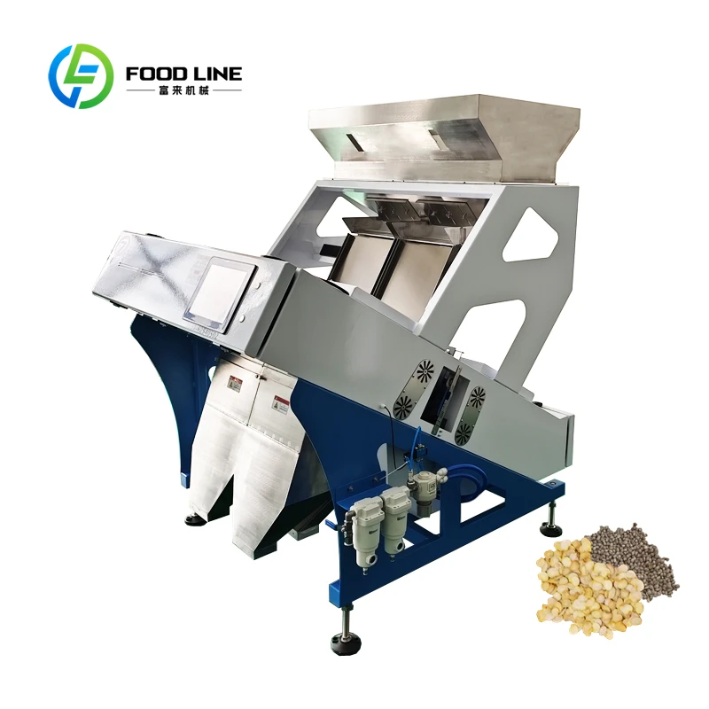 Customized size Optical color sorter Seed color sorter Quinoa pepper grain cleaning and grading machine