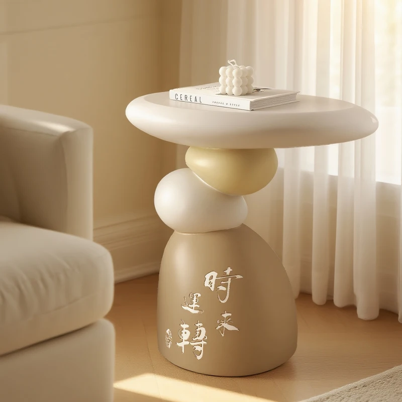 Stone Running Floor Decoration Resin Decoration Home Living Room TV Cabinet Sofa Side Coffee Table Storage Decorations Furniture