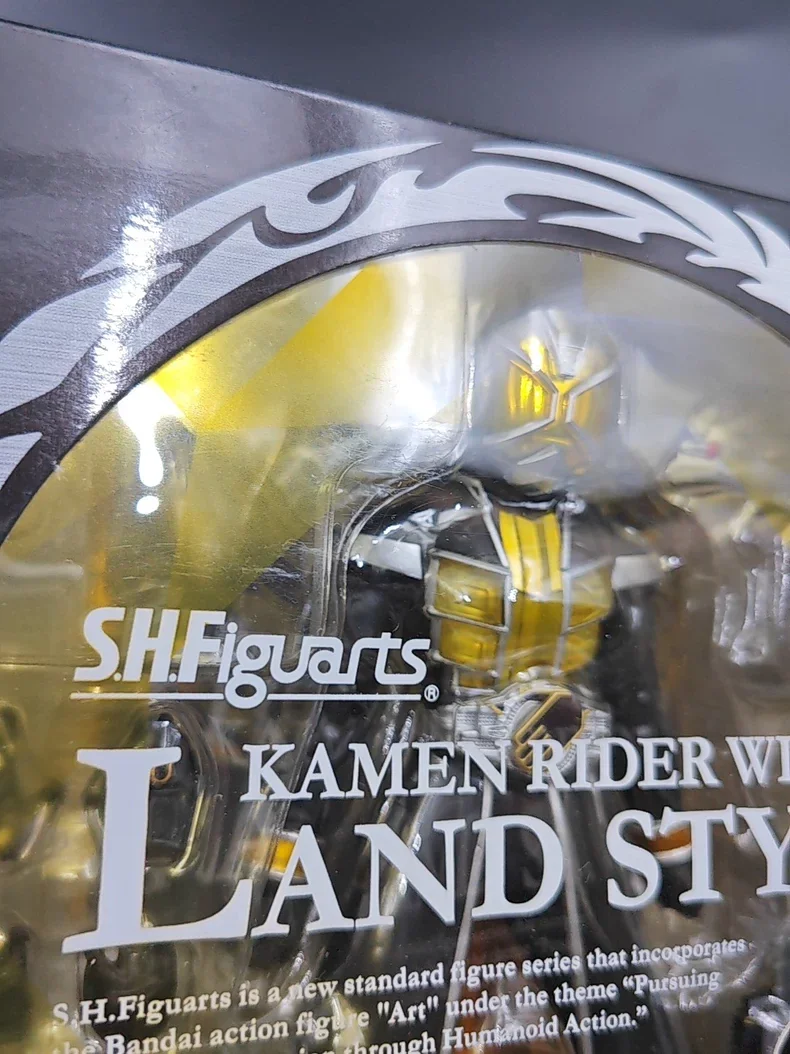 ¡En stock! 100% auténtico Bandai S.H.Figuarts Kamen Rider Wizard-forma de elemento terrestre, nuevo juguete coleccionable de figura de acción