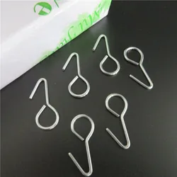 50pcs 1.5cm*28mm Car Seat Hook Metal S-shaped Hook Multi-functional Car Seat Cover Fixing Hook S Shaped Seat Cover Fastener