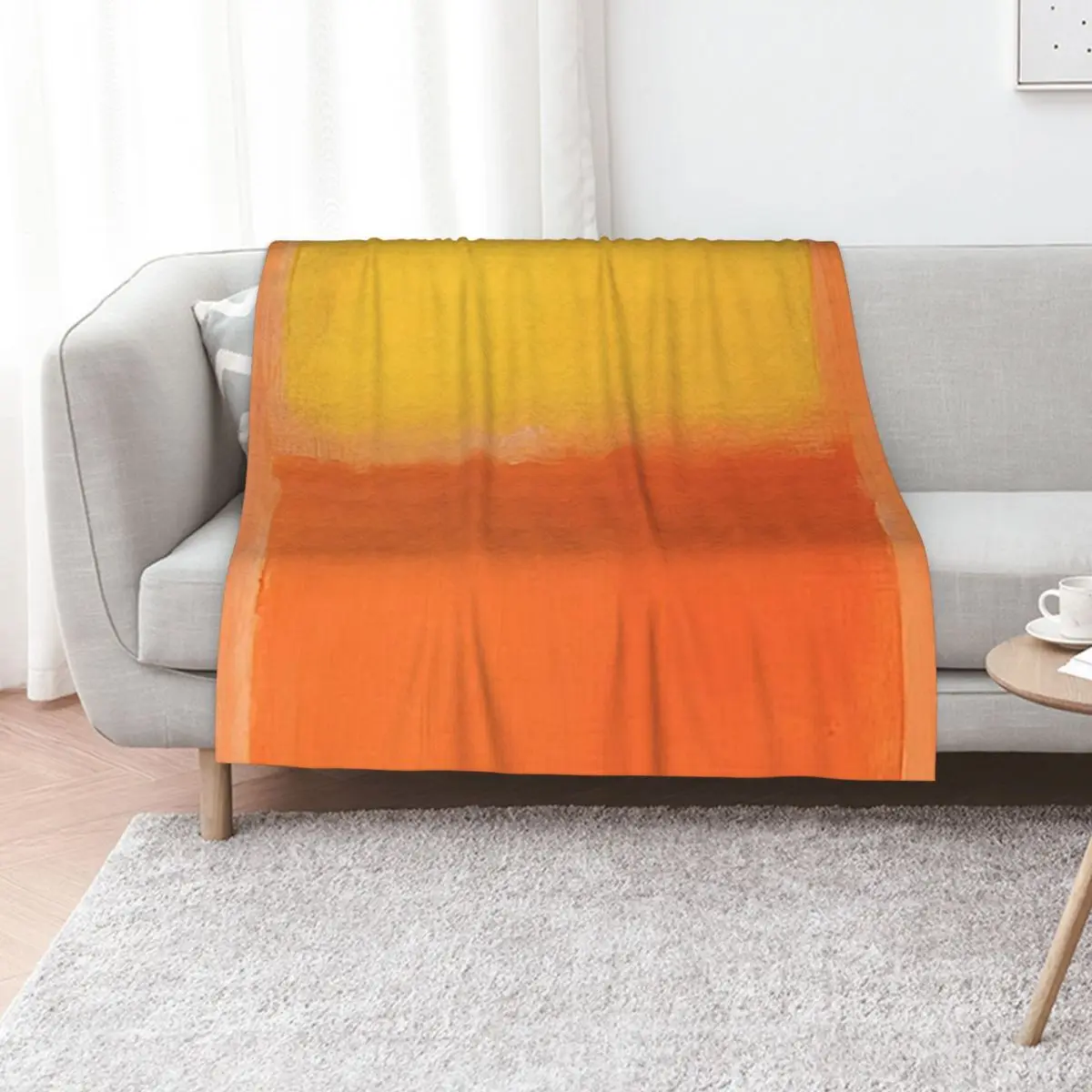 Mark Rothko - Orange and Yellow - 1956 Throw Blanket Camping Sofa Throw warm winter Luxury Thicken Polar Beach Blankets