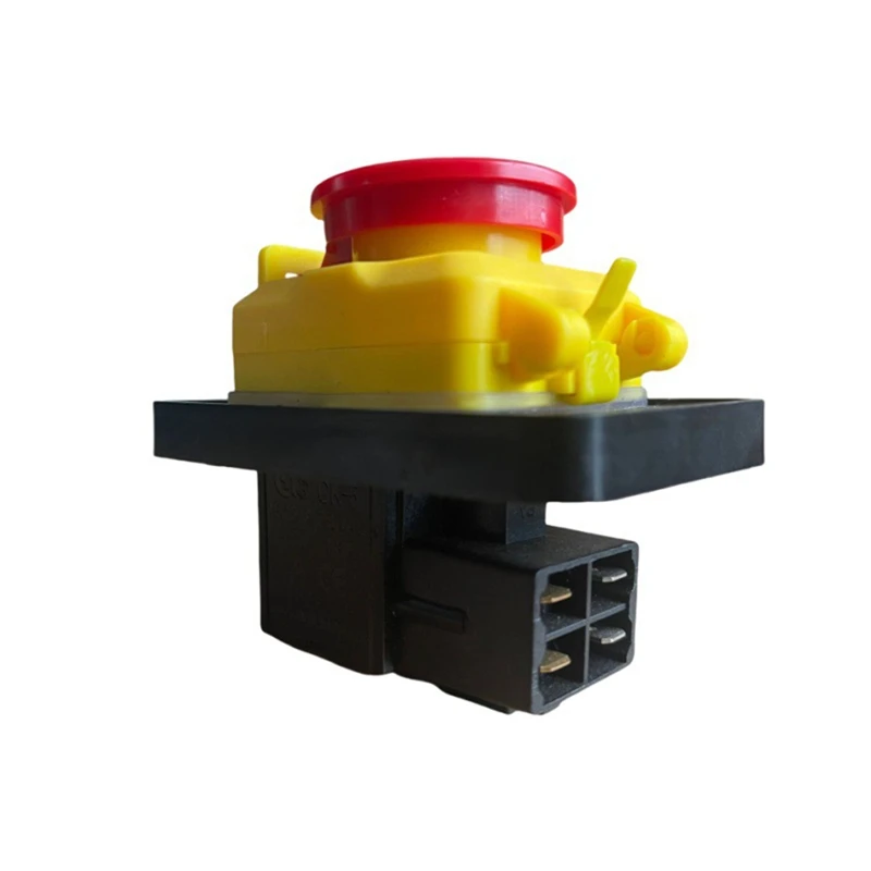 AB15-CK5 AC250V 4-Pin Start Stop No Volt Release مفتاح بـزر دفع مشترك لآلات الخشب والأشغال المعدنية