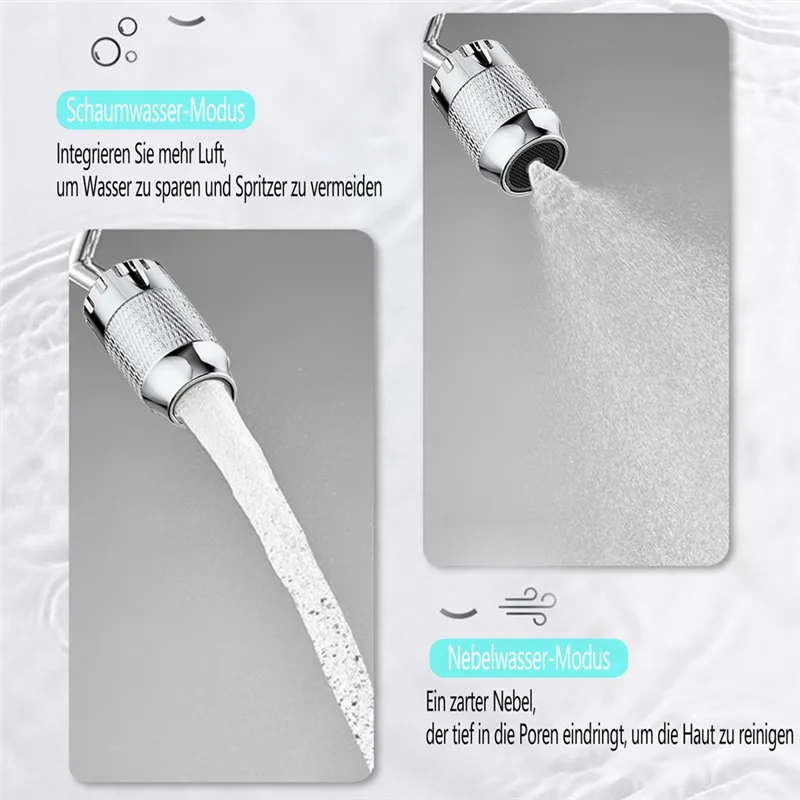 

ABLA-Аэратор для кухонного крана M24/M22, двойная функция фильтра для крана, аэраторы 360° ° Вращающийся