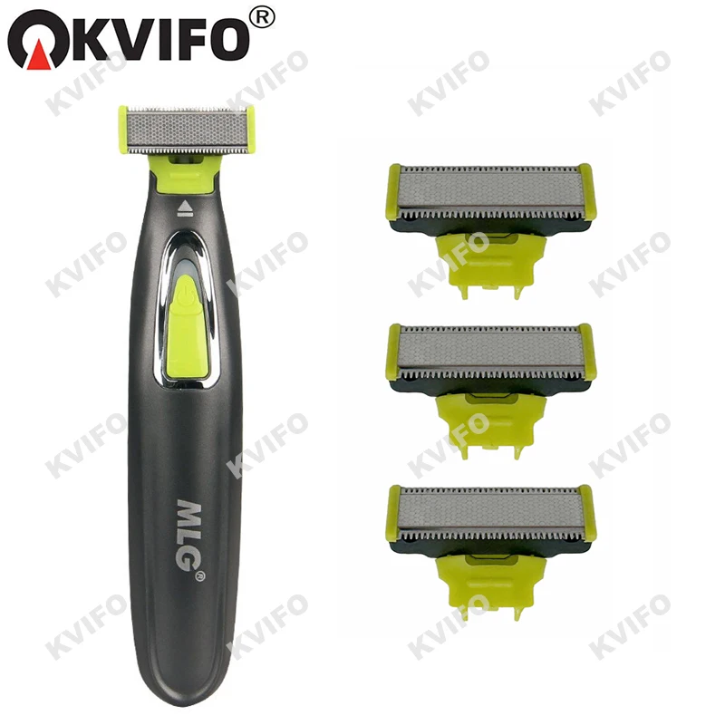 MLG LT-187 USB Electric Shaver for Effortless Body Grooming, Beard Styling, Armpit,Chest Hair Removal for Men -One Blade Design