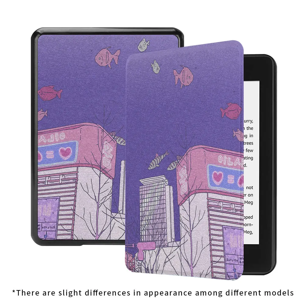 kindle case exquisite house patterns paperwhite4th Silicone soft shell  funda 2021 11th  8th generation