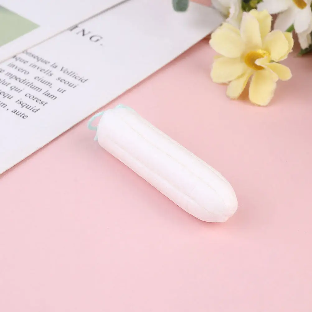 

10Pcs Safe Cotton Sanitary Tampons Super Absorbent Breathable Odor- Comfortable Easy Insertion Disposable Female
