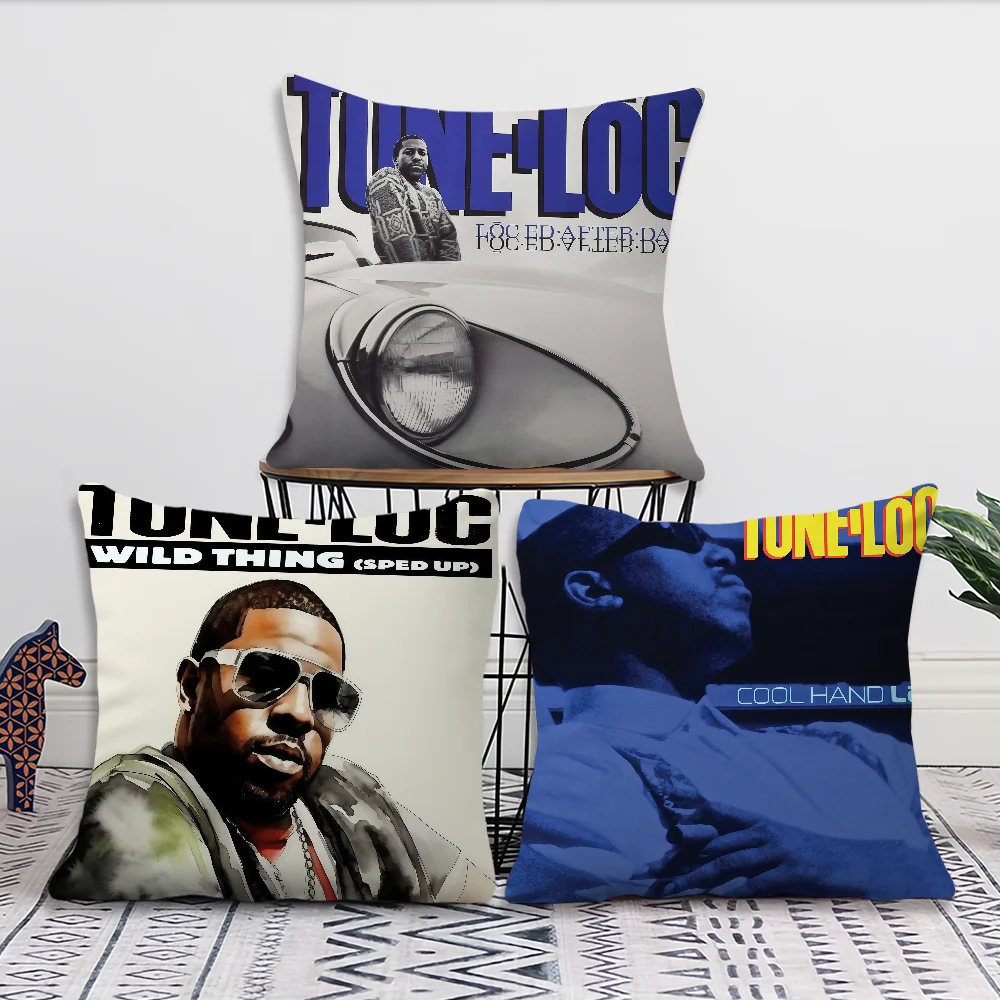 T-Tone Loc Rapper cushion cover For Pillow Printing Sofa Decoration Home Car Room Coffee Shop Office Nordic Simplicity