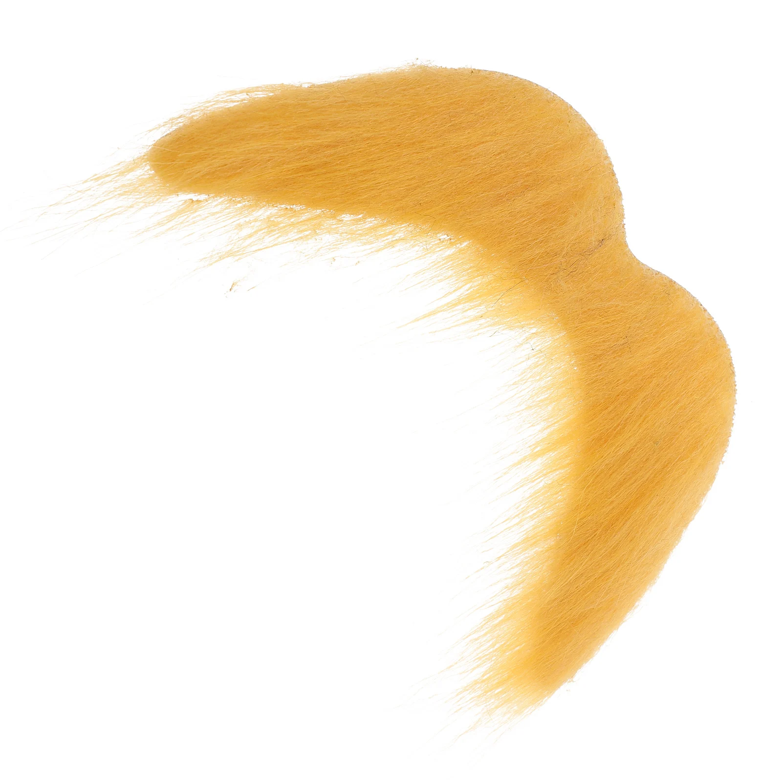 

1pc Yellow Simulated Fake Beard Props for Halloween Party Reusable Safe Photo Costumes Cosplay Accessories