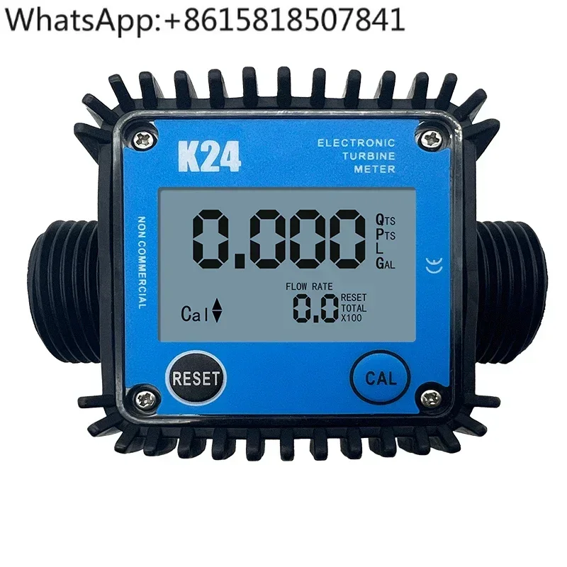 Turbine Flowmeter Methanol Hydrochemical Corrosion Resistance Electronic Digital Display Liquid Meter