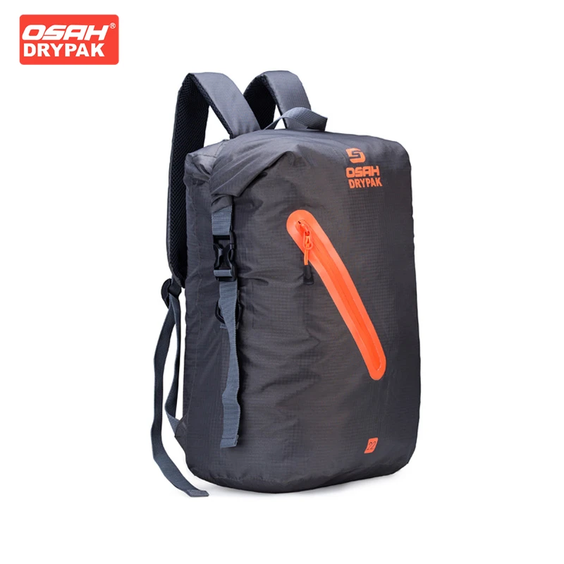 OSAH Grey Motorcycle Bag 22L High-capacity Outdoor Backpack Multifunctional Portable Waterproof Travel Riding Gears Accessories