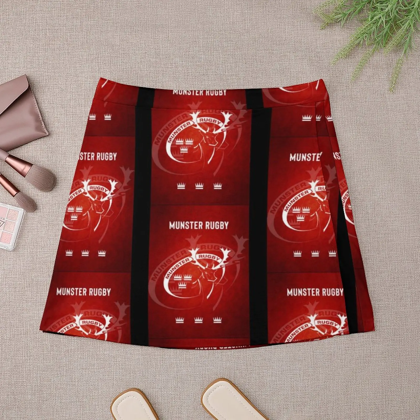 Munster Rugby Mini Skirt korean style women clothing korean women's clothes clothes for women Mini Skirt