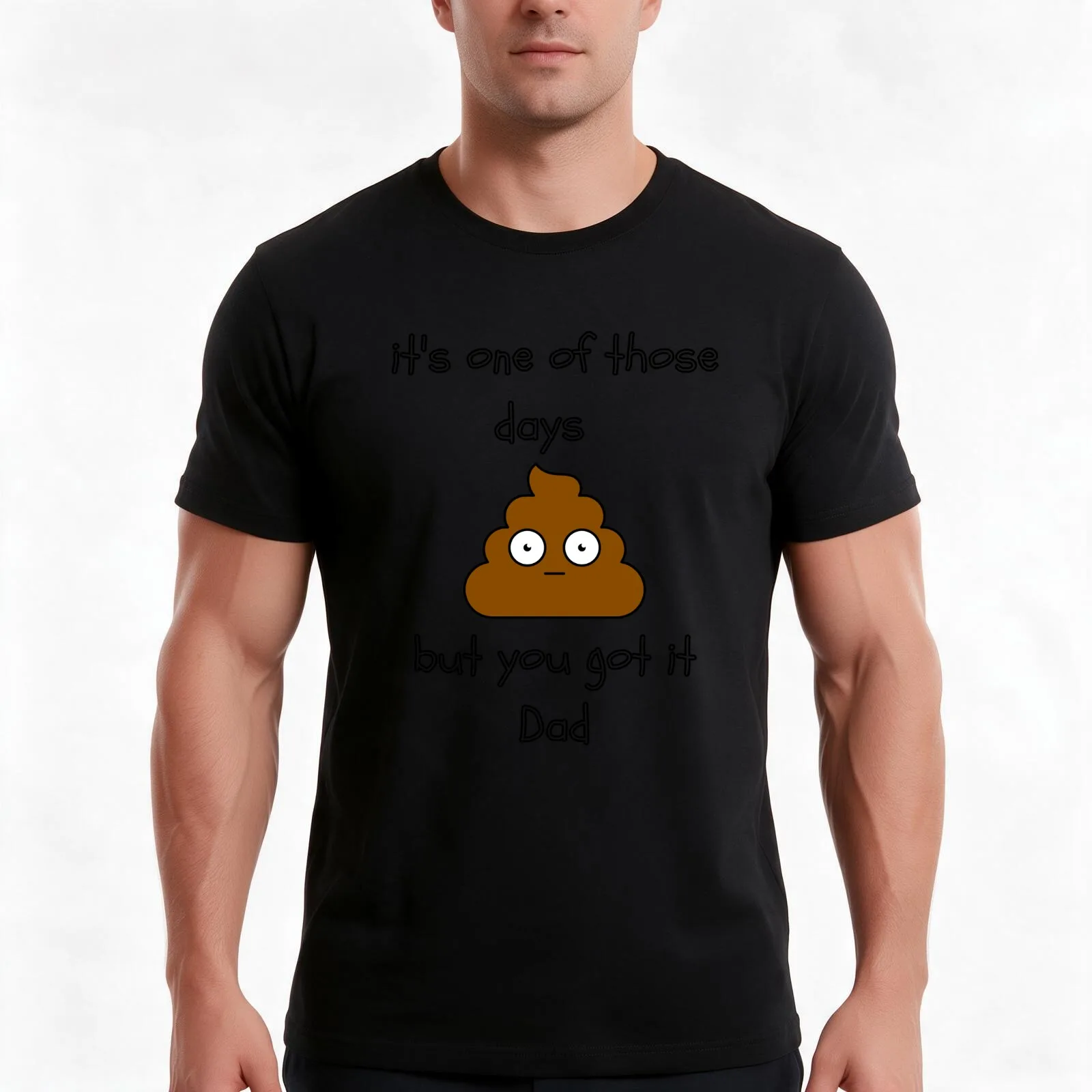 One of those days DAD T-Shirt, Summer Casual Cotton Tee, Oversized Streetwear Tops, Vintage Graphic Print, Unisex Men Women