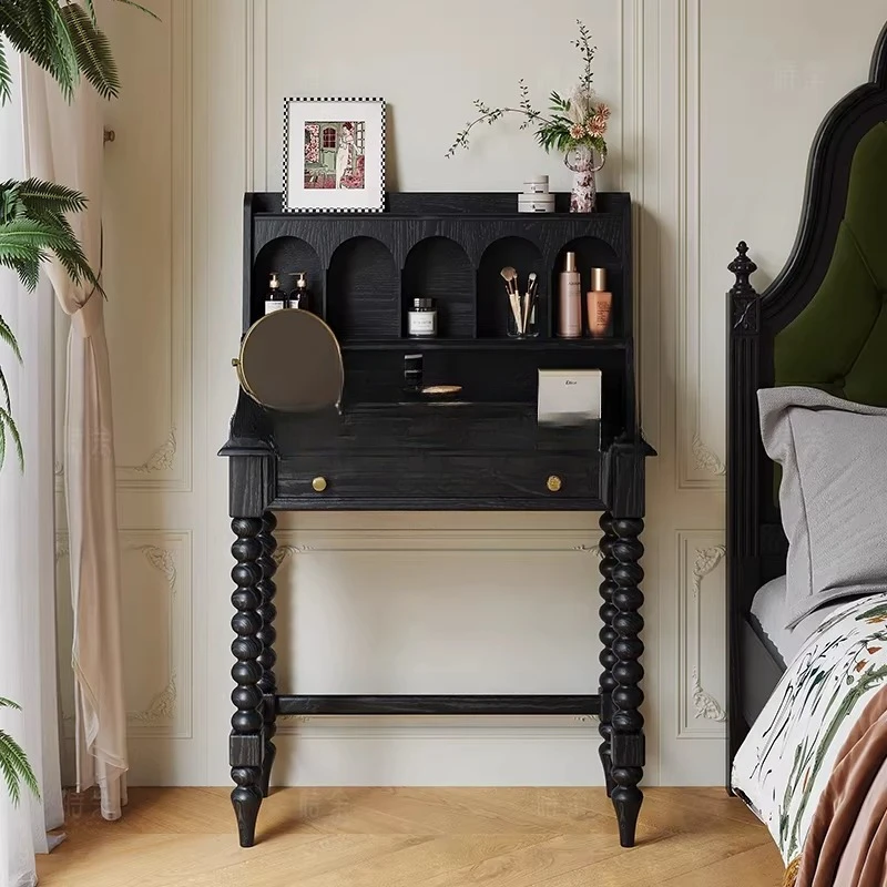 Dressing table French vintage all-solid wood dresser
