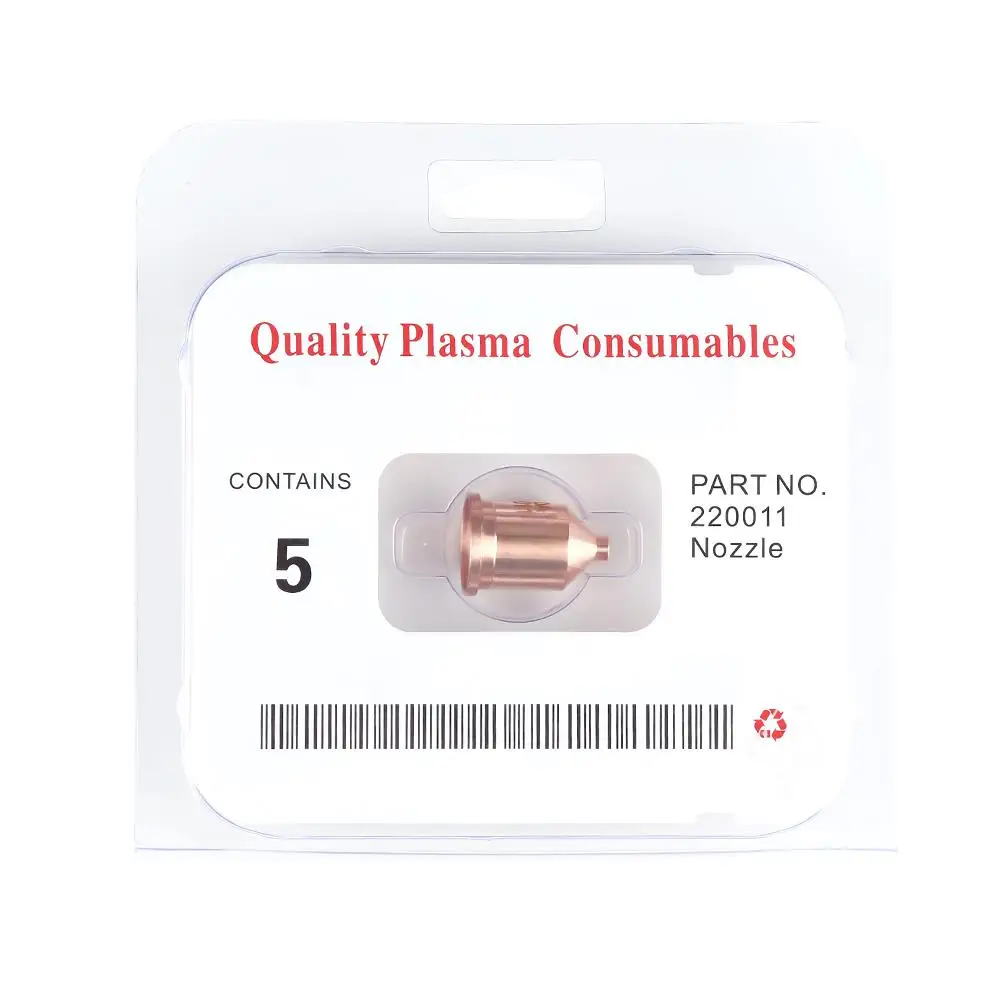 

5 шт./компл. 220011 плазменный резак, расходные материалы, насадки, комплект насадок для max 1650
