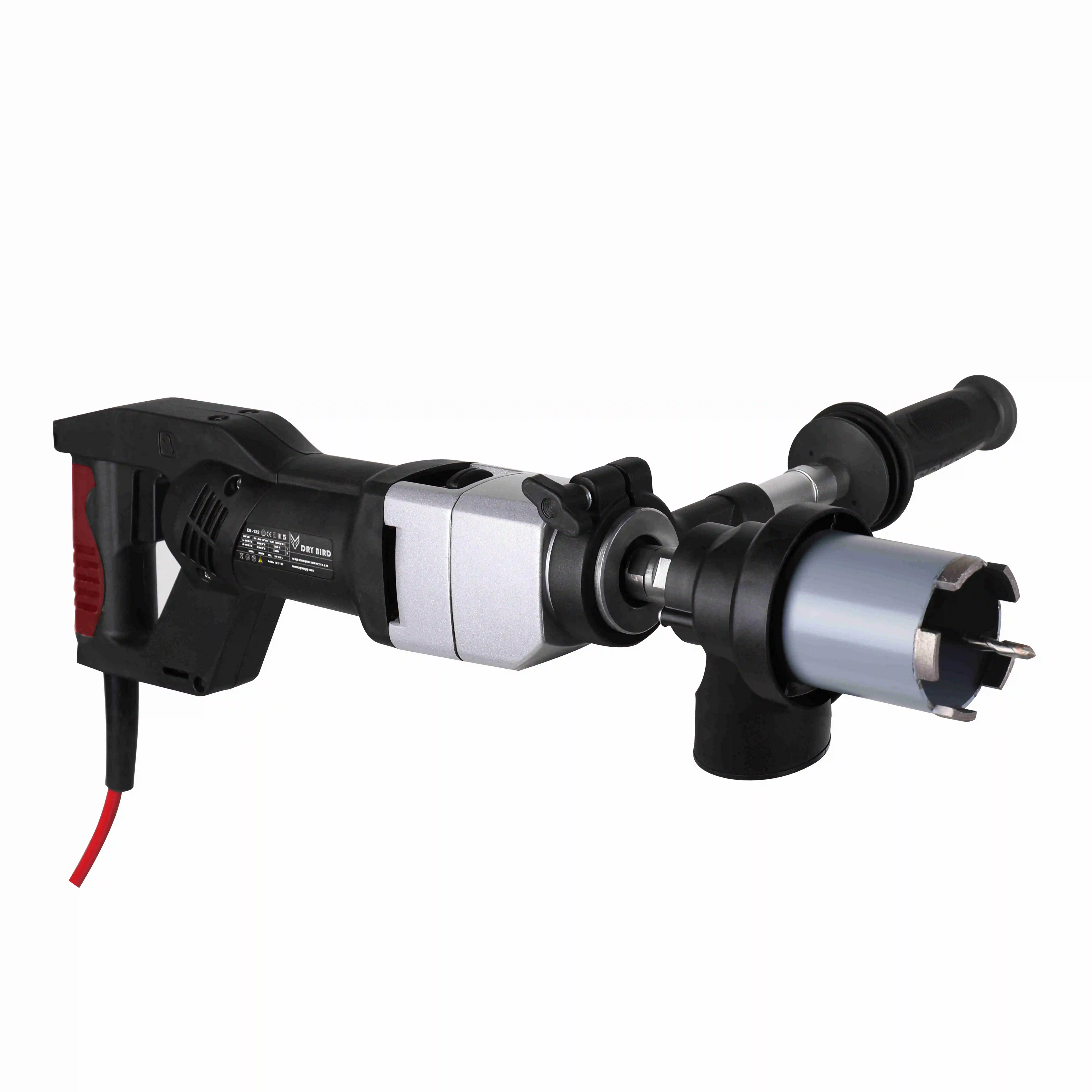 Bycon DB-132 Brushless Motor 1.5KW 2-Speed Micro Percussion Diamond Dry Core Drill Machine at 3.7KG