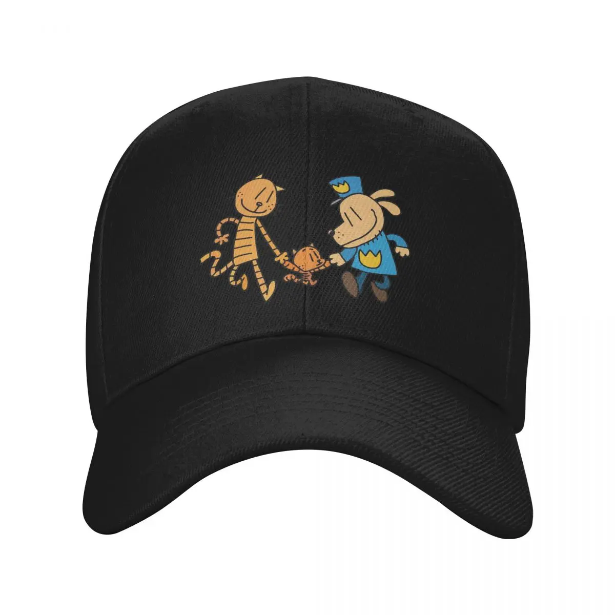 Dog Man, Lil Petey, And Big Petey Fan Art Cap Fashion Casual Baseball Caps Adjustable Hat Hip Hop Summer Unisex Baseball Hats