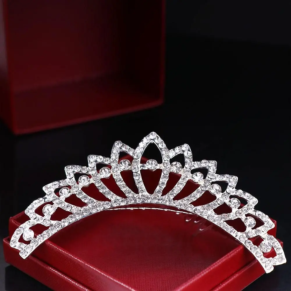 Diadema elegante para novia, Tiara, peineta para el pelo, tocado de corona dulce, joyería de boda, accesorios de moda, Accesorios para peinados