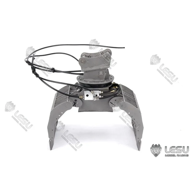

LESU Spare Parts Metal Claw Gripper Accessories For Toys RC PC 360 Excavator Digger Model TH16860-SMT2