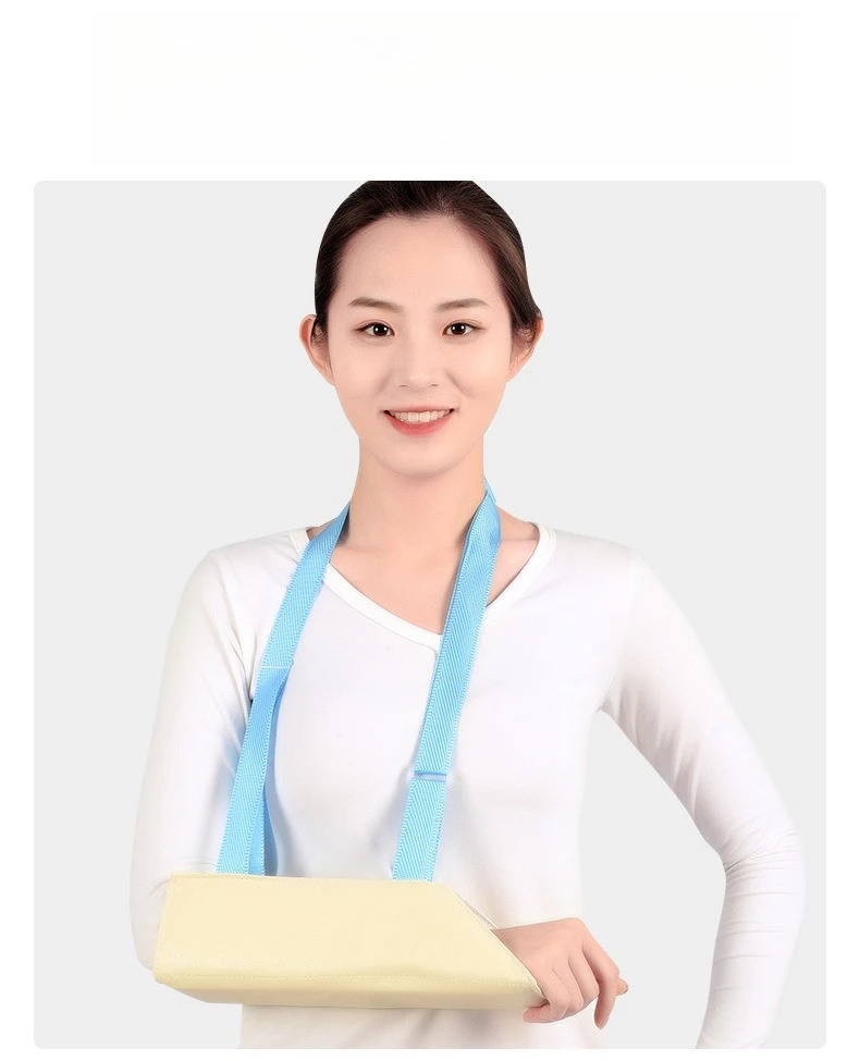 

1pc Arm Sling Arm Support Immobilization Braces Adjustable Breathable Shoulder Strap Forearm Fracture Recovery Brace Health Care