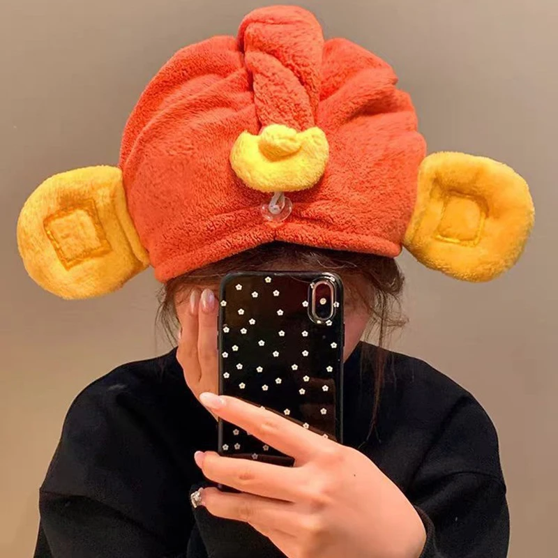 Women's Dry Hair Towel (Dry Hair Cap) - Coral Fleece Soft Microfiber, Hair-Wrapping, Absorbent & Quick-Drying
