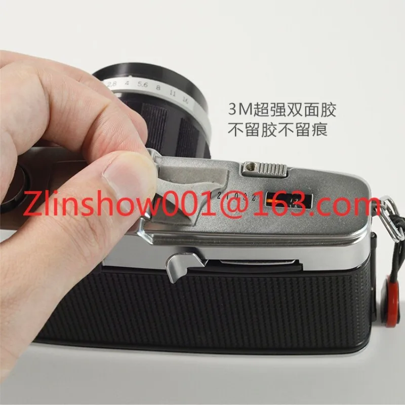 aluminum alloy seamless cold shoe sticker, no glue left, with 3 pieces of high-strength 3M non-stick glue.