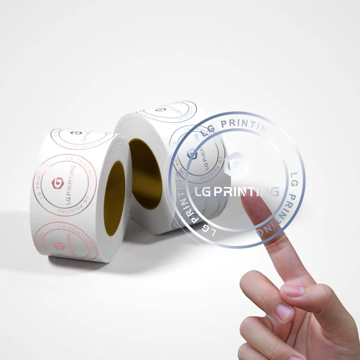 ملصقات ملصقات مستديرة ملونة | طباعة الشعار المخصص | ملصقات تغليف لفة الورق #3