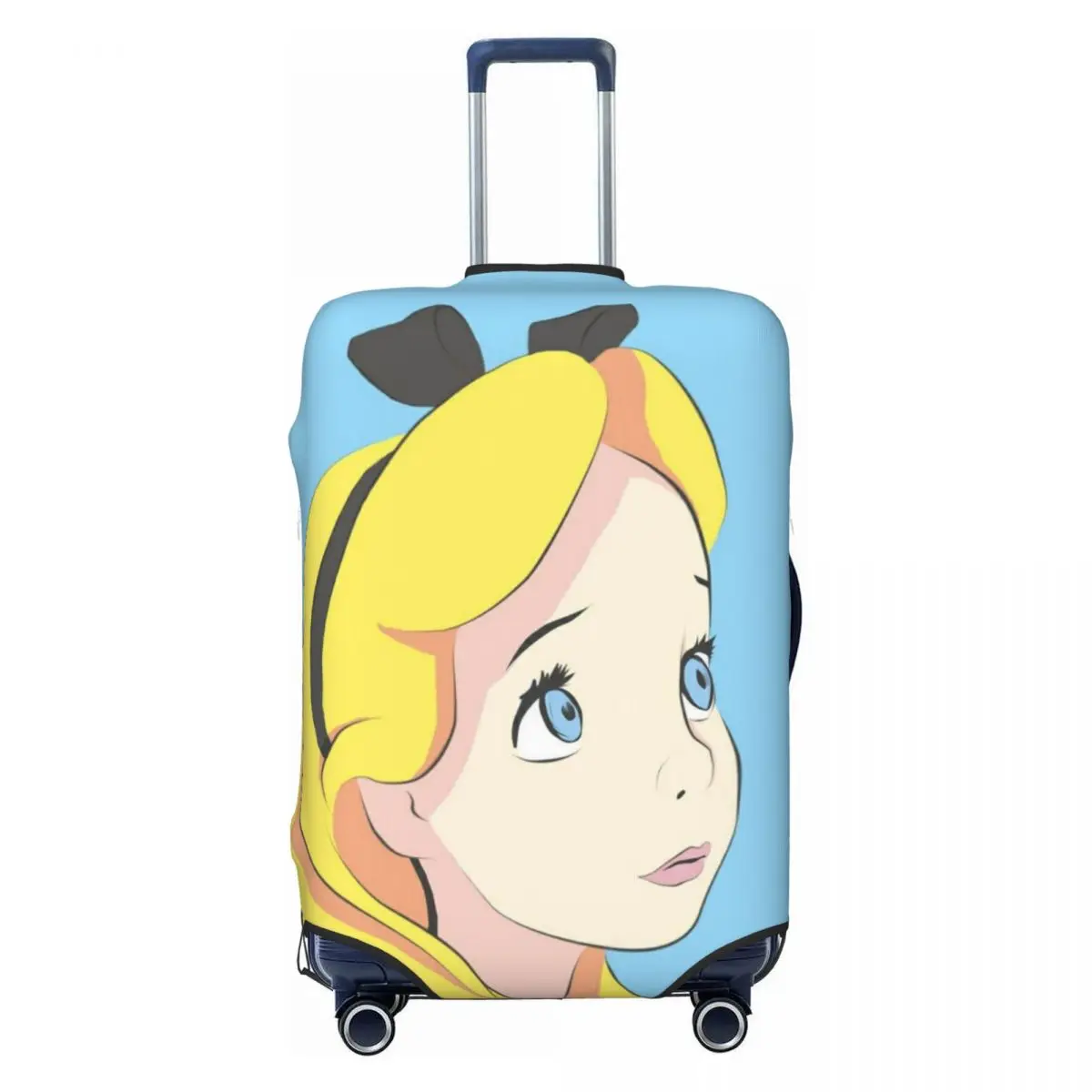 

Чехол для чемодана с изображением Алисы в стране чудес в стиле аниме, моющийся, для дорожных сумок 18-32 дюймов
