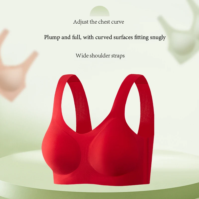 Bra Tanpa Jahitan Wanita dengan Cup Tetap Model Berkumpul Bra Tanpa Kawat Push-up Bra Olahraga Punggung Indah Lingerie Seksi Pakaian Dalam Wanita