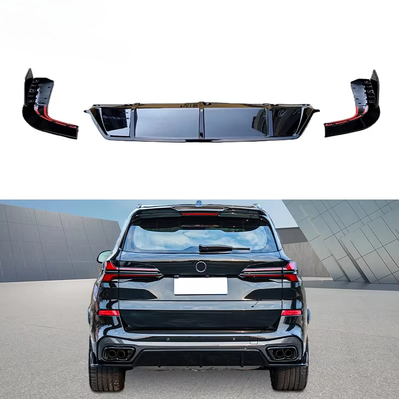 

High Quality Gloss Black ABS Plastic Rear Diffuser and Lip for X5 G05 2019-2023 Body Kit New Condition Rear Bumpercustom