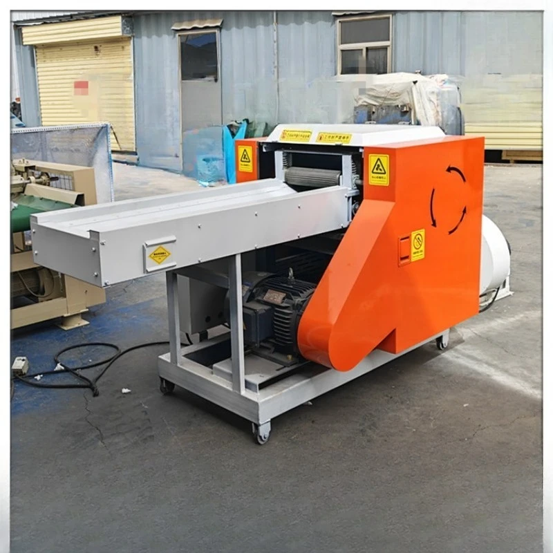 Sofa filling sponge crusher Two continuous cutting old clothes shredder Waste paper dealer sign crusher