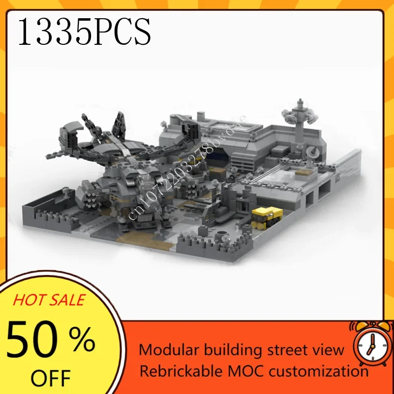 Hadley Hope ALIENS Space War Military MOC Battle Model DIY Assembly Puzzle Architecture SpaceShip Birthday Toy Christmas Gift