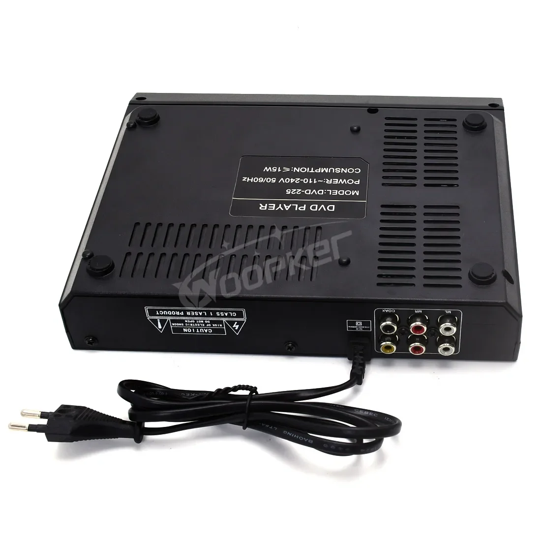 Obrázek 7: Woopker DVD-225 hráč multi region eu digitální TV disk hráč podpora DVD cédéčko MP3 MP4 VCD USB domácí divadlo systém