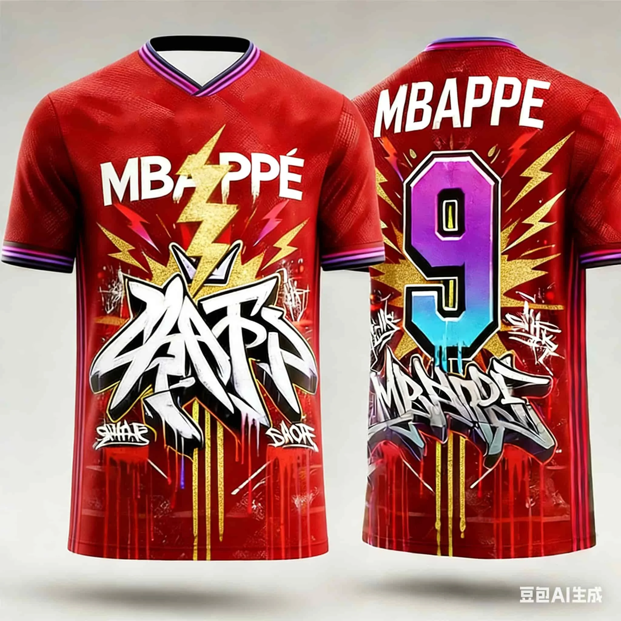 

Новая специальная футбольная форма 2026 года: футболка Мбаппе №9, тренировочная униформа, дышащая спортивная одежда оверсайз для детей и взрослых