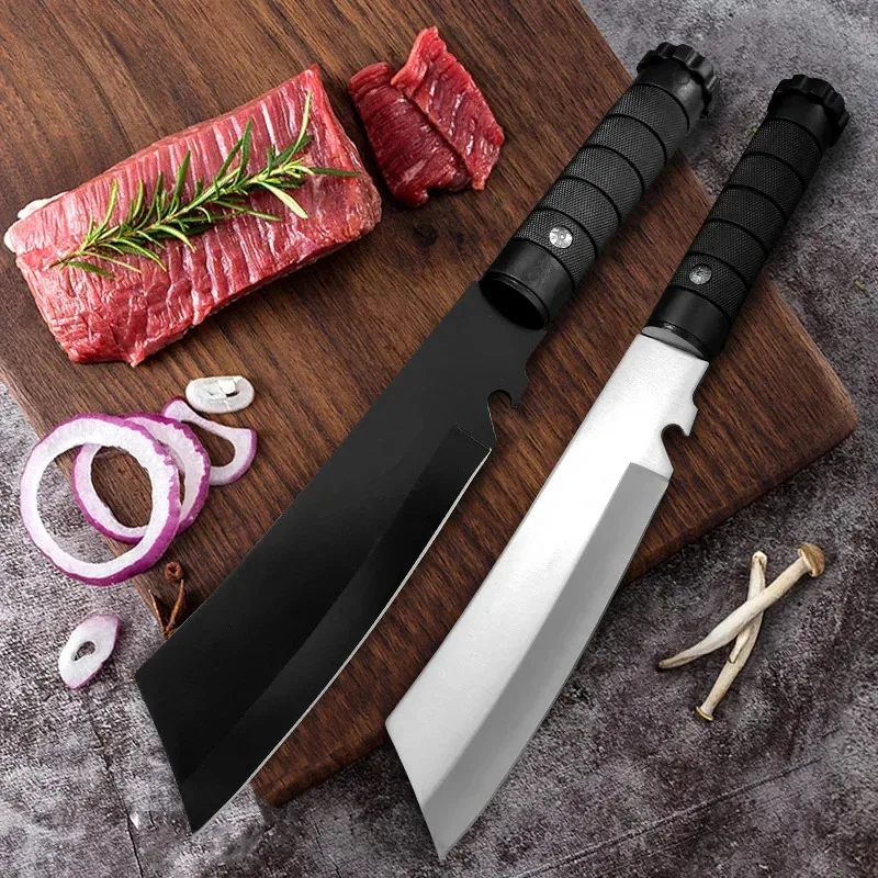 WXCOO Forged Boning Knife with Cover Meat Knife Professional Kitchen Pig Butcher Cleaver Fish Fruit Steel Stainless Knife