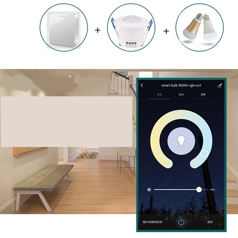 Capteur Zigbee Intelligent Portable, Graffiti, Détecteur Infrarouge, Mouvement Humain, 220V